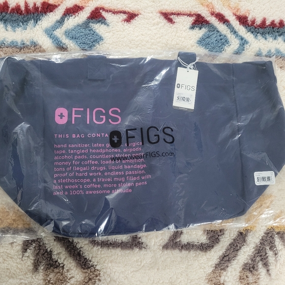 Figs canvas tote bag Night Sky - Picture 1 of 2